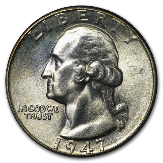 1947-D Washington Quarter BU 1947-D Washington Quarter BU
